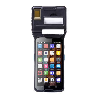 China Touch Screen Handheld Android Industrial 3G 4G Wifi PDA Rugged Logistic Warehouse Device Built-in Thermal Printer for sale