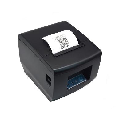 China 3 inch Black / White USB&LAN&RS232 Desktop Receipt Printer Auto Cutter POS System 80mm Thermal Receipt Printer for sale