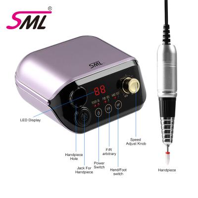 China Hot Selling Plastic SML Profesional Folder Nail Sander Nail Art Drill For Salon for sale