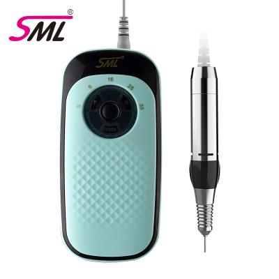 China Rechargeble SML 35000rpm Factory Outlets Portable Nail Art Sander Nail Drill Machine For Salon for sale