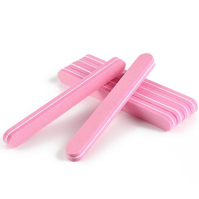 China Wholesale Good Quality Beauty Nail Salon SML Customized Small Pink Nail File Printed With Lowest Price for sale