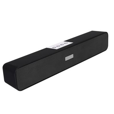 China 6W FM TF Function Table Tooth Speaker 1200mah Soundbar Wireless Indoor Blue Speaker for sale