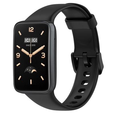 China Water Resistant Single Color Silicone Watch Bands For Band 7 Pro , High Elastic Mi7 Pro Watch Strap Xiaomi MI Rubber Strap for sale