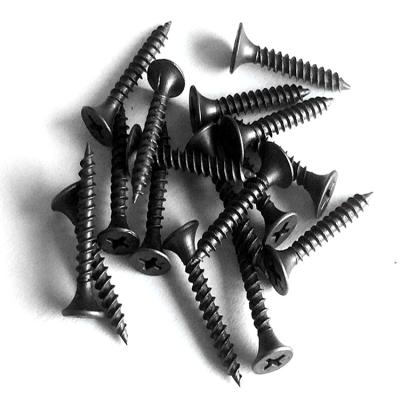 China Factory-selling Cross Recessed Spot Countersunk Drywall Nails Black High Strength Drywall Nails Gypsum Board Screws for sale