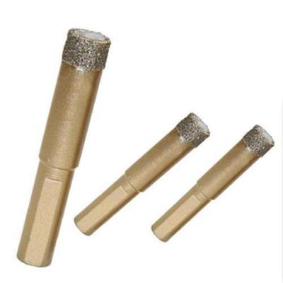 China Wholesale Emery Brazing Ceramic Glass Granite Drill Bits Diamond Marble Ceramic Dry Drill Bits Tile Material for sale