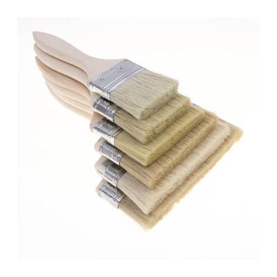 China Soft and elastic plant provides natural wooden handle super fine synthetic fiber animal hair absorbent brush for sale