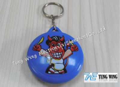 Chine Musique ronde unique Keychain, ABS, bruit Keychain de nouveauté en métal à vendre