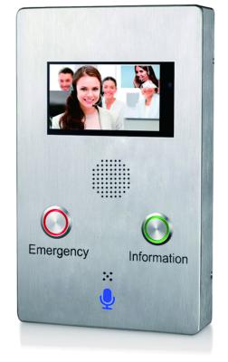 China IP Audio Intercom Hands Free Help Point Emergency Intercom For Metro for sale