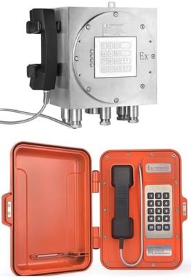 China Zinc Aluminum Alloy Die Casting Shell Explosion Proof Telephone Industrial YTEX-10 en venta