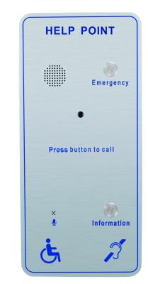 China Public Emergency SOS Outdoor Call Box Rustproof Pillar Mounting Type for sale