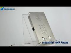 Rugged Industrial VoIP Phone Intercom Anti Vandal Wall Mounted For Jail