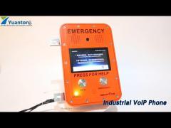 Emergency Industrial VoIP Phone Vandal Proof IP67 No Handset For Outdoor