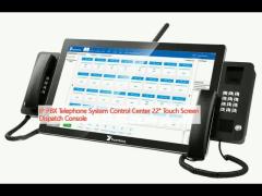 IP PBX Telephone System Control Center 22“ Touch Screen Dispatch Console