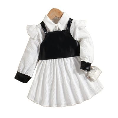 China 2022 new style Anti-wrinkle hot sale fall princess dress set 100% cotton girls dress sets baby girl clothing for sale