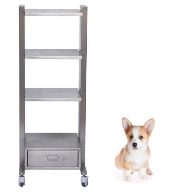 China Manufactures Nursing Procedure Stainless Steel Trolley Collection Cart PLST-02 for sale