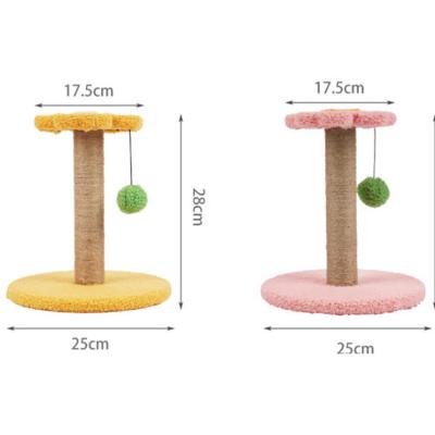 China Climbing Frame Sisal Column Durable Thicken Cat Supplies Scratch Resistant Pet Supplies for sale