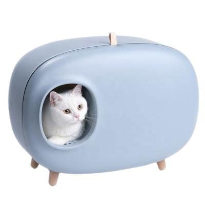 China Sustainable High Quality Wholesale Luxury Cat Litter Cleaning Box for sale