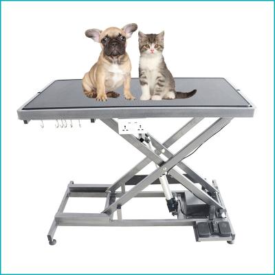 China Adjustable Electric Pet Grooming Table Dog Cat Hydraulic Pet Grooming Table Viable Electric Adjustable Pet Table For Veterinarian Use for sale