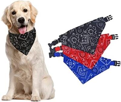 China Viable Dog Bandana With Logos Printing Triangle Floral Collar Scarf Sublimation Pet Acceptable Custom for sale