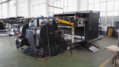 China Automatic die-cutter and creaser, auto feeding die cuting machine 1100/1300/1500mm for sale