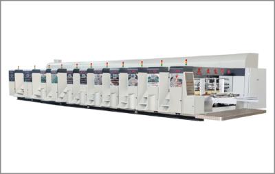 China servo vacuum transfer corrugated carton flexo printing machine,900/1200,fixed unit or movable unit, case maker for sale