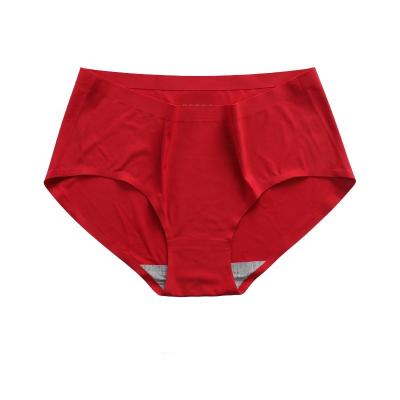 China Wholesale Antibacterial Big Size Girl Seamless Panties Ice Cotton Silk Breathable Panties Women Underwear Sexy Panties for sale