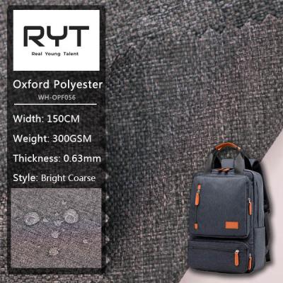 China Tela polivinílica durable de Oxford de la prenda impermeable con textura gruesa brillante en venta