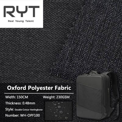 China tejido de poliester de 0.48m m Oxford para la mochila que sube de la mochila de las compras en venta