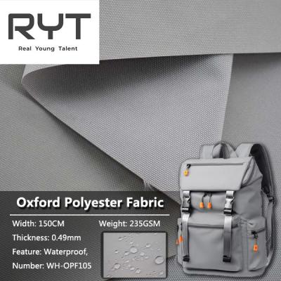 China 100% PU durable tejida poliéster de la prenda impermeable para la mochila del portador del bolso que acampa y el otro producto en venta