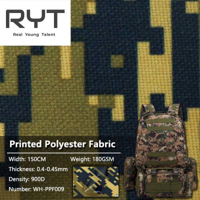 China 900×600 Yarn Printed Polyester Fabric 900D Digital Camo Fabric for sale