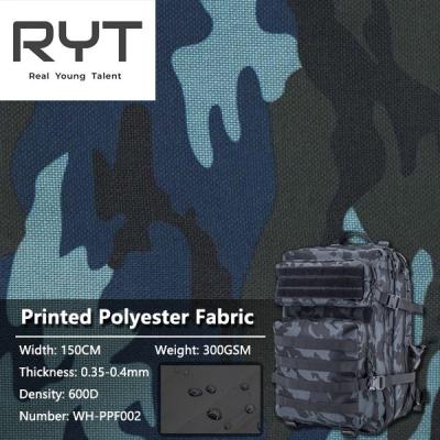 China Camouflage Printed Polyester Fabric 600D Oxford Fabric Waterproof for sale