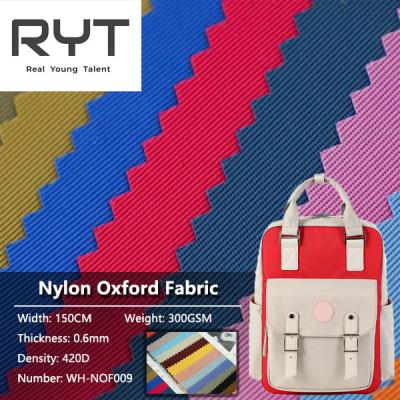 China La tela de nylon del artículo el 100% Oxford de la tela cruzada, PU impermeabiliza la tela tejida para al aire libre en venta