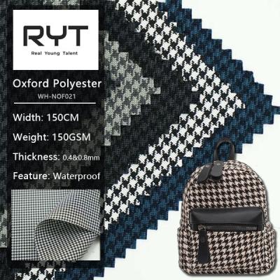 China PU Coated Composited 100% Nylon Oxford Fabric Printed For Outdoor Products for sale