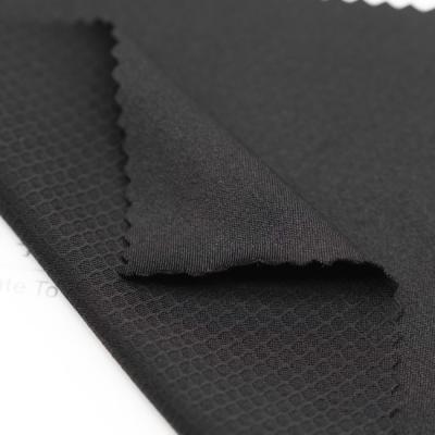 China Recycled Soft Elastic Polyester Fabric 11% Spandex 0.9mm For Garment for sale