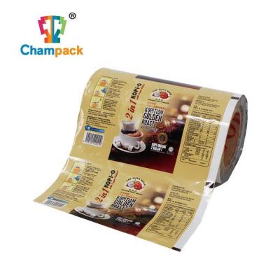 China Packaging moisture proof plastic aluminum rolling film for coffee and powder for sale