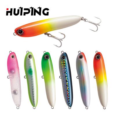 China Water Lure Pencil Outdoor Fishing Floating Lures 67mm 6.5g Bass Fishing Tackle Lures Home Fishing Freshwater Lures Stickbaits Cronuts for sale