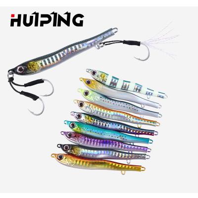 China Best Metal Fishing Lure 40g Long Casting Sinking Switch Lure Metal Bait Rig Artificial Hard Bait Lead Fishing Lure for sale