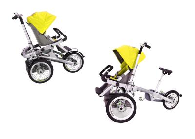 China Quick Folding Light Weight Transform From Tricycle To Baby Stroller / Adult Bicycle for sale