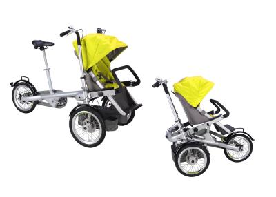 China Mother / Baby 3-In-1 Tricycle Bicycle Single Side Hub With 16