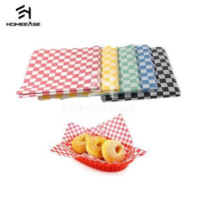 China Kitchen Moisture Proof Commercial Burger Clamps Hot Dogs Donuts Leak Proof Printing Food Wrapping Paper Roll Printed for sale