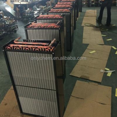 China Heater Parts High Efficiency Aluminum Fins Air Cooled Condenser for sale