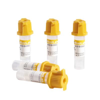 Китай Трубка 8x45mm собрания крови K2EDTA медицинская микро- 0,25 0.5ml продается