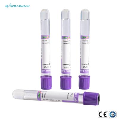 Chine Dessus pourpre de tubes de collection de sang d'EDTA d'ISO9001 K2 avec le GEL à vendre