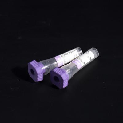 China K2 EDTA Capillary Blood Collection Tubes ISO9001 Lavender Rubber Cap for sale