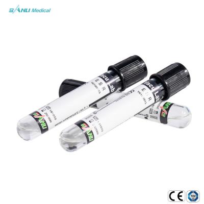 China ISO Vacuum Blood Collection Tubes PET Disposable ESR Tubes for sale