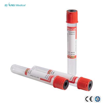 Chine Ce rouge stérile de tubes de collection de sang d'essai de vide approuvé avec l'activateur de caillot à vendre