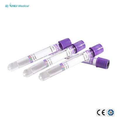 Chine Tube médical de collection d'analyse de sang de vide de tube d'OIN EPGT de la CE avec le dessus de lavande à vendre