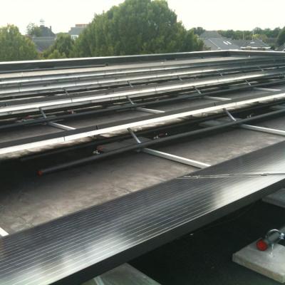 China Simple And Cost Effective Installation Concrete Panel Ballast Flat Roof Racking Surpport Solar Mount for sale