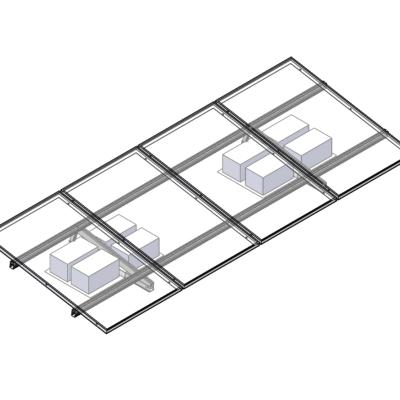 China Quick Installation Aluminum Roof Rack Triangle Rack Solar System for sale