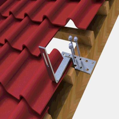 China Simple And Cost Effective Installation Panel Tile Roof Component Hook Kit Solar Mounting for sale